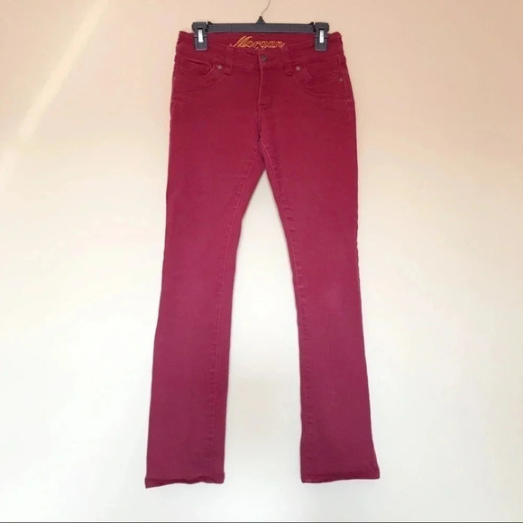 Delia’s Jeans Red Skinny Junior Size 3 - Picture 1 of 7